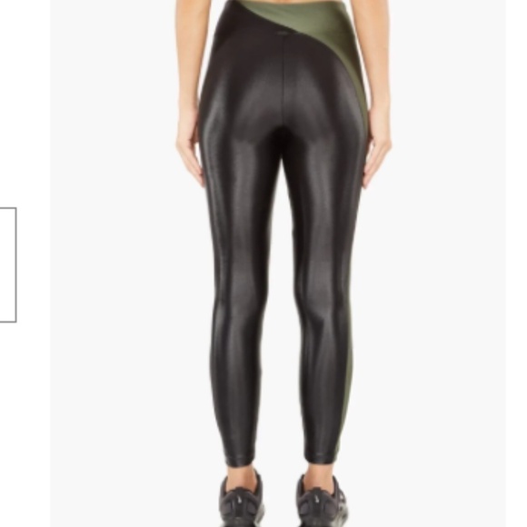 KORAL Chase Limitless High Rise Infinity Leggings Green Black MEDIUM M - Picture 2 of 5
